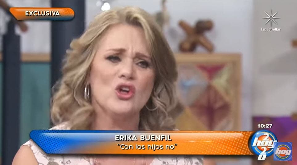 "No podemos ser amigos de todos, hay unas que sí y otras que no. Es como cuando se dice: 
<b>'esa vieja me cae gorda'</b>", comentó la actriz. 
<br>