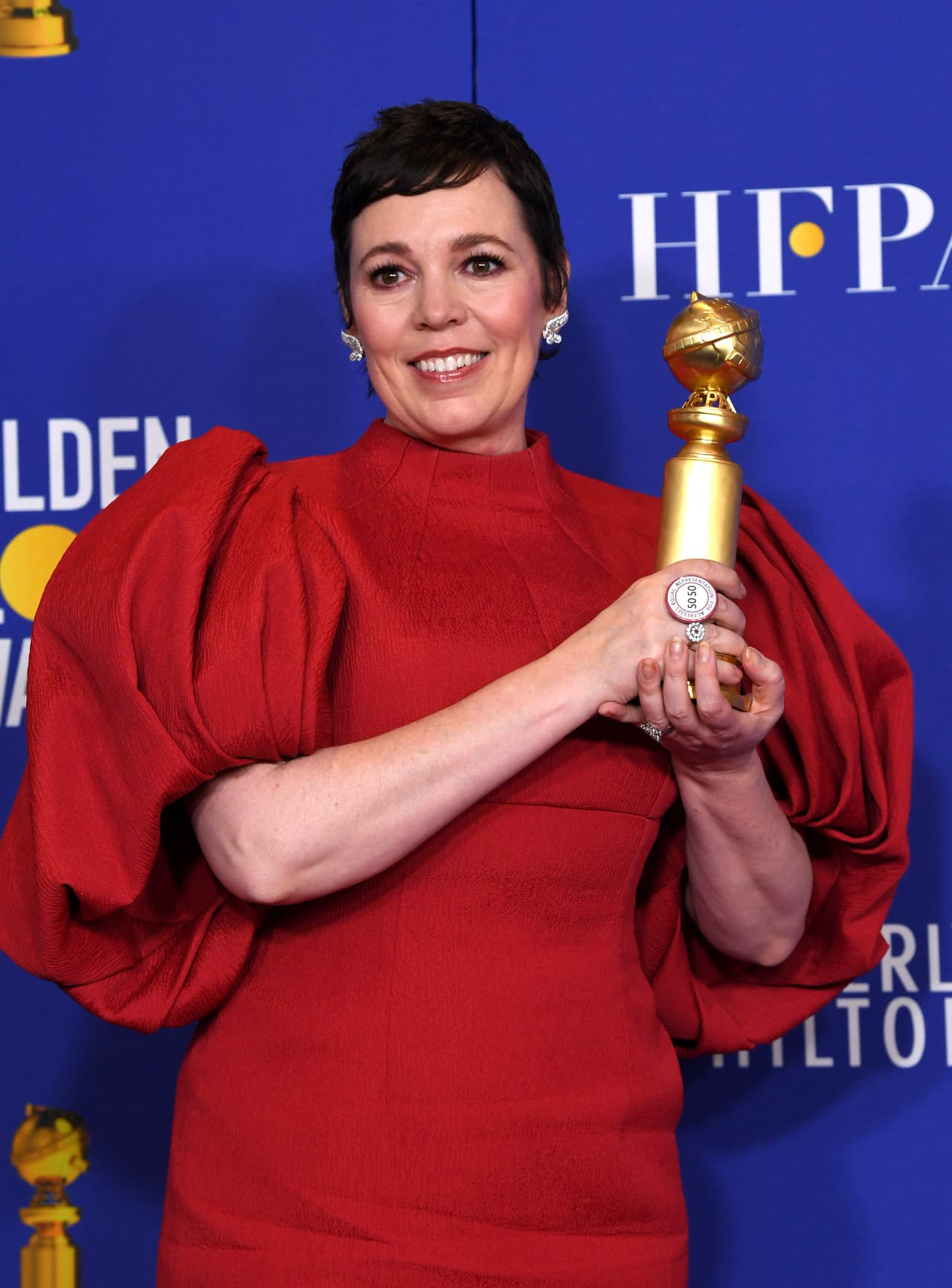 Y Olivia Colman conquistó como Mejor actriz en una serie de televisión (drama) por 'The Crown'.