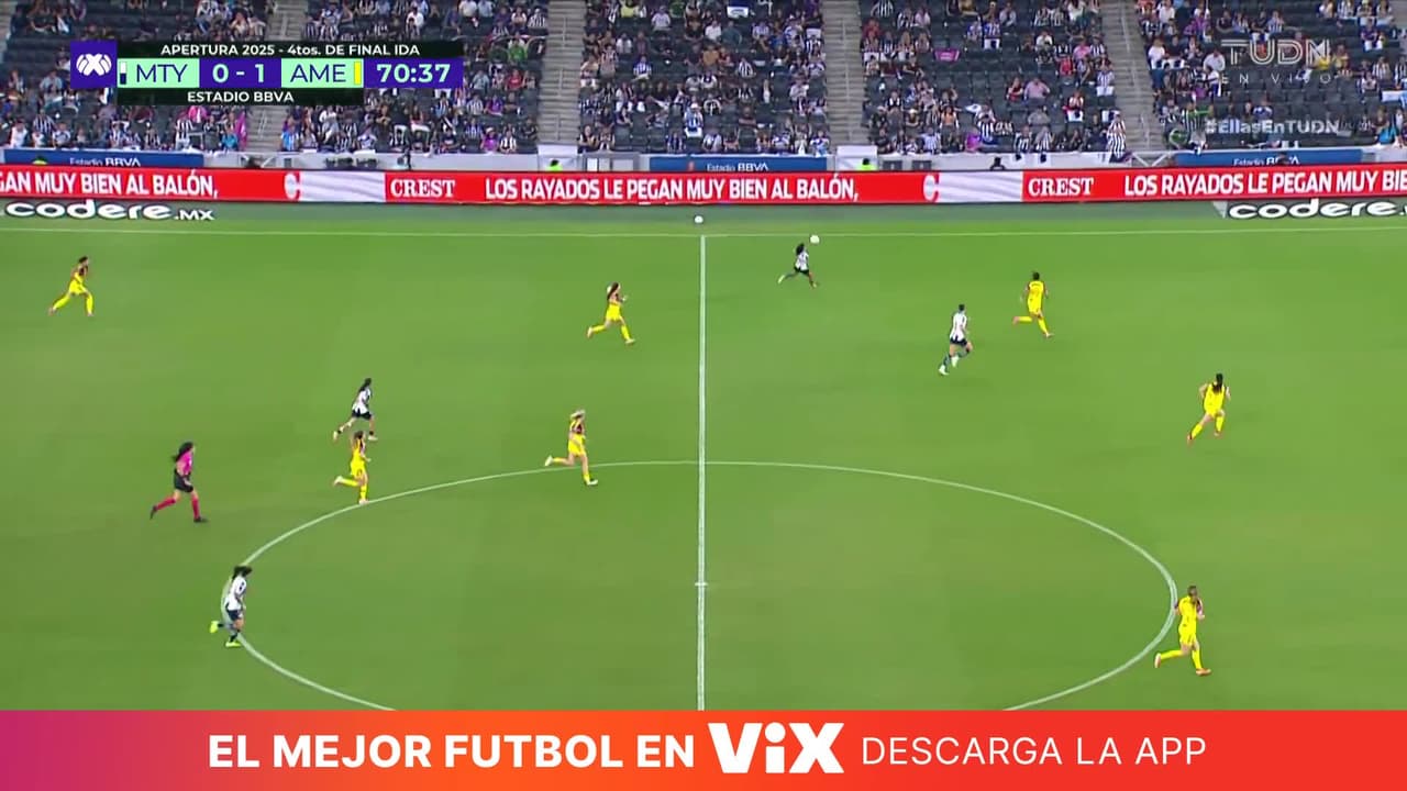 ¡Lourdes Bosch se pierde el empate para Rayadas!