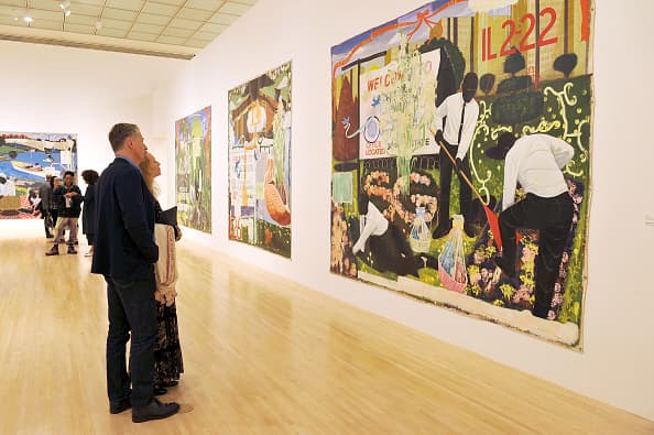 Una gran exposición de Kerry James Marshall fue exhibida en el MOCA de Los Ángeles en marzo de 2017.