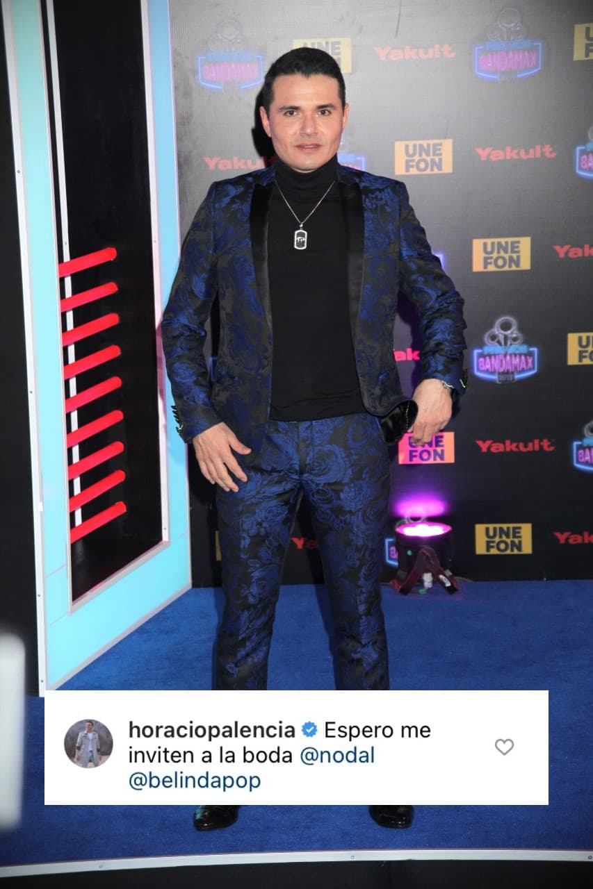 El cantautor mexicano 
<b>Horacio Palencia</b> felicitó a los enamorados.
<br>