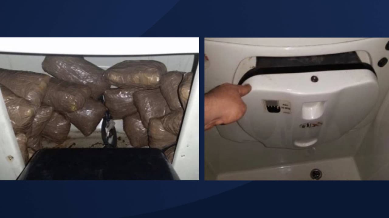 De acuerdo con el director del puerto de Nogales, Michael W. Humphries, agentes incautaron 26.35 libras de metanfetamina escondida dentro de un autobús de pasajeros. 
<br>