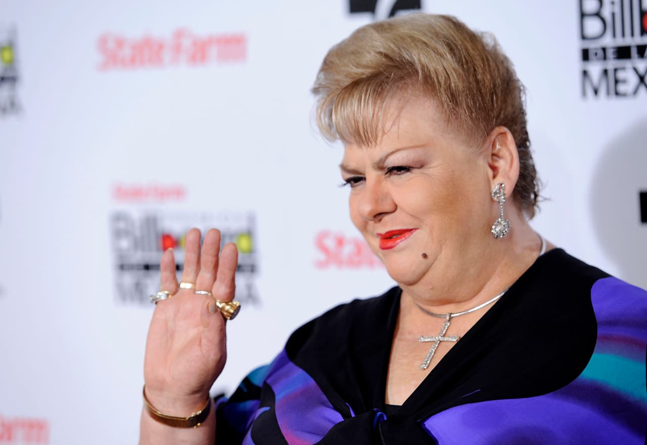 A pesar de los problemas legales, Paquita continúa ofreciendo shows con sus éxitos de antaño.