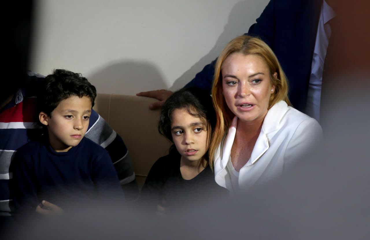Lindsay Lohan ha dejado atrás el drama que vivió hace unos días.