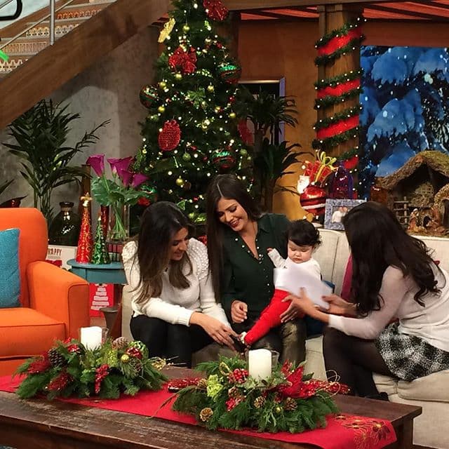¡Nos tiene enamorados! Baby Giulietta nos visitó en el programa. (29 de diciembre, 2015)