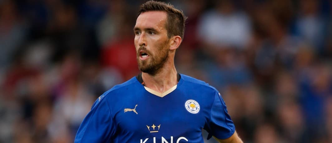 Christian Fuchs con Leicester City