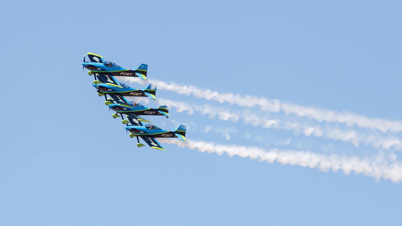 El Festival Aéreo de Buckeye se realizará 
<b>del 16 al 18 de febrero en el Aeropuerto Municipal de Buckeye</b>. Las puertas abren a las 9 a.m. todos los días. La admisión es gratis.