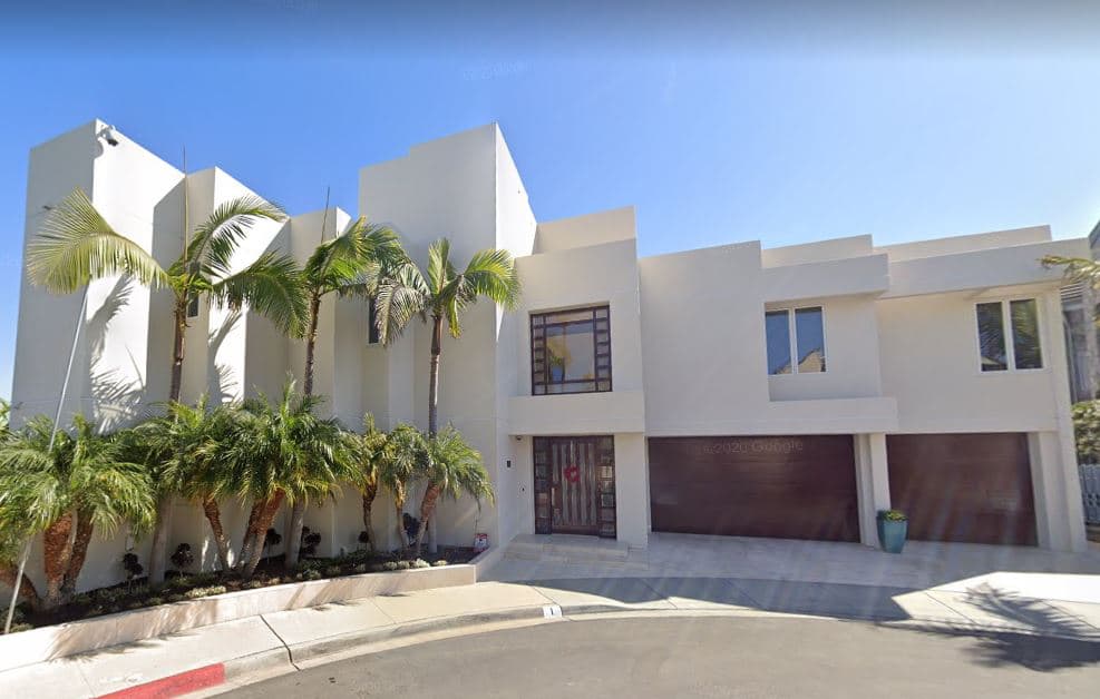 Mansión de José Susumo Azano Matsura en la isla Coronado, en California.