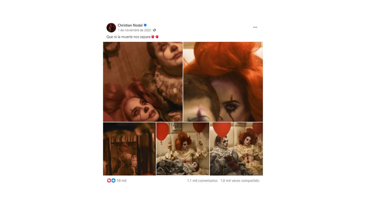 Así fue su primer Halloween juntos.