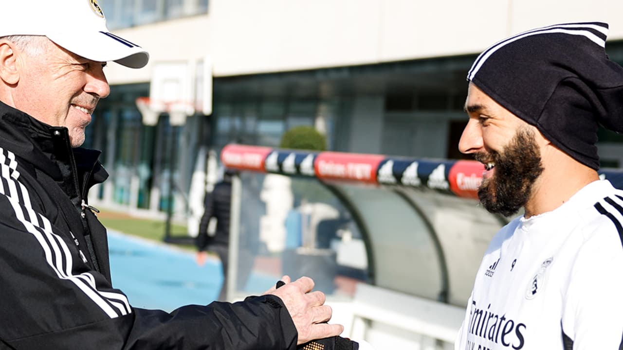 Benzema reporta y entrena con Real Madrid el día que juega Francia 