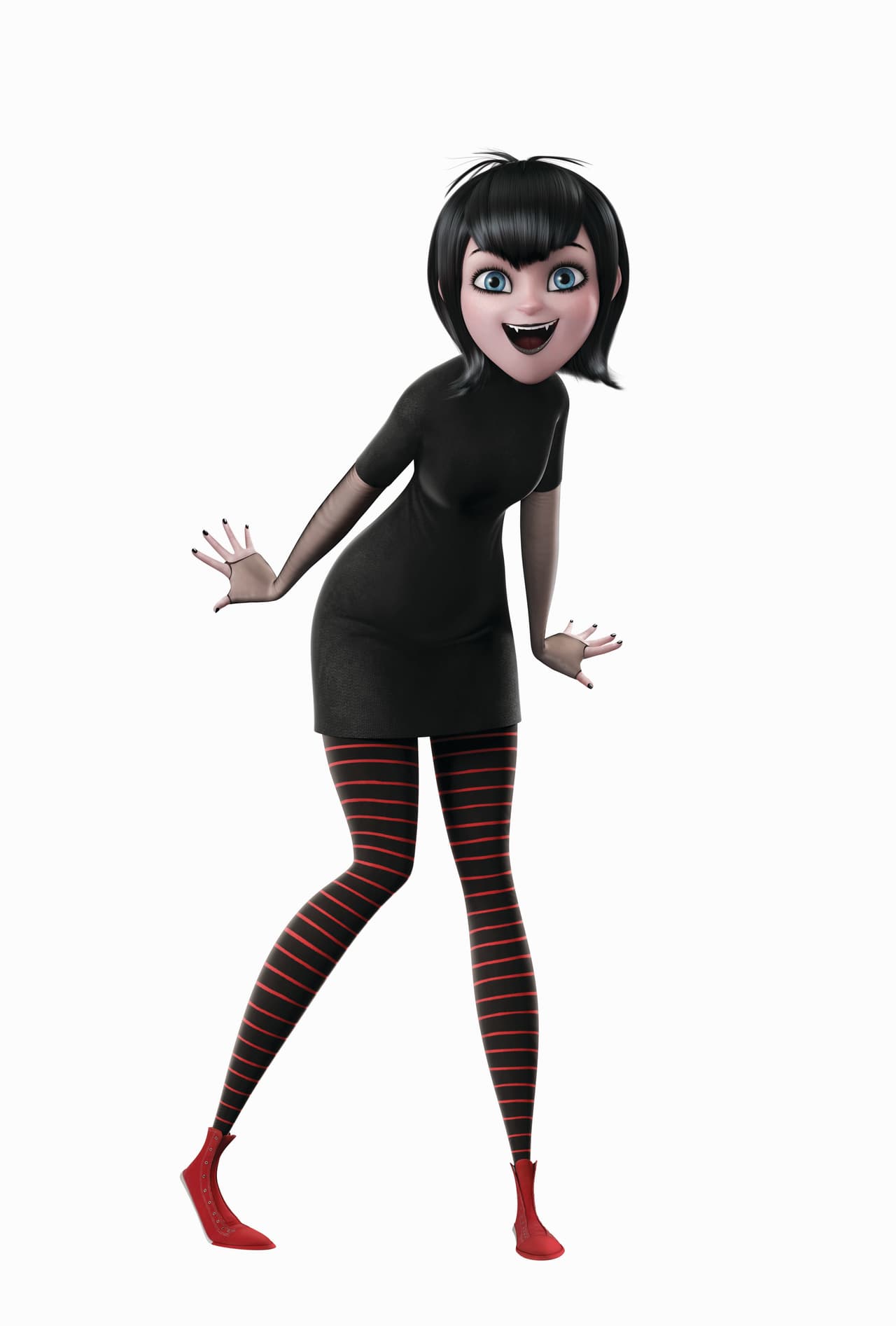 Lista para visitar a su familia política humana.