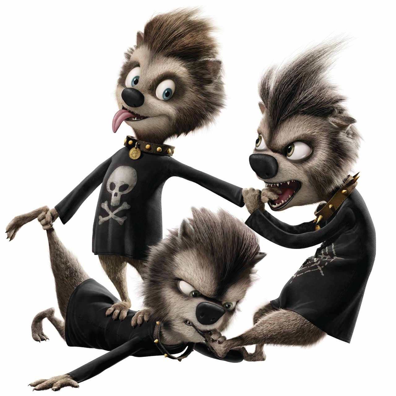 Wayne y Wanda (lobos) tienen tantos niños que han perdido la cuenta. ¡Winnie es su única hija mujer!