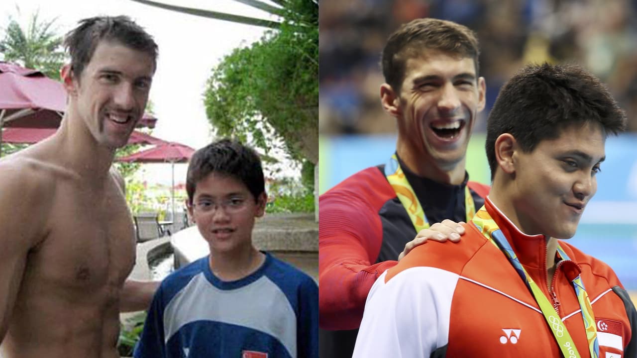 En 2008 conoció a la estrella del nado de Singapur, Joseph Schooling, quien en Río 2016 le arrebató la medalla de oro en los 100 metros mariposa.