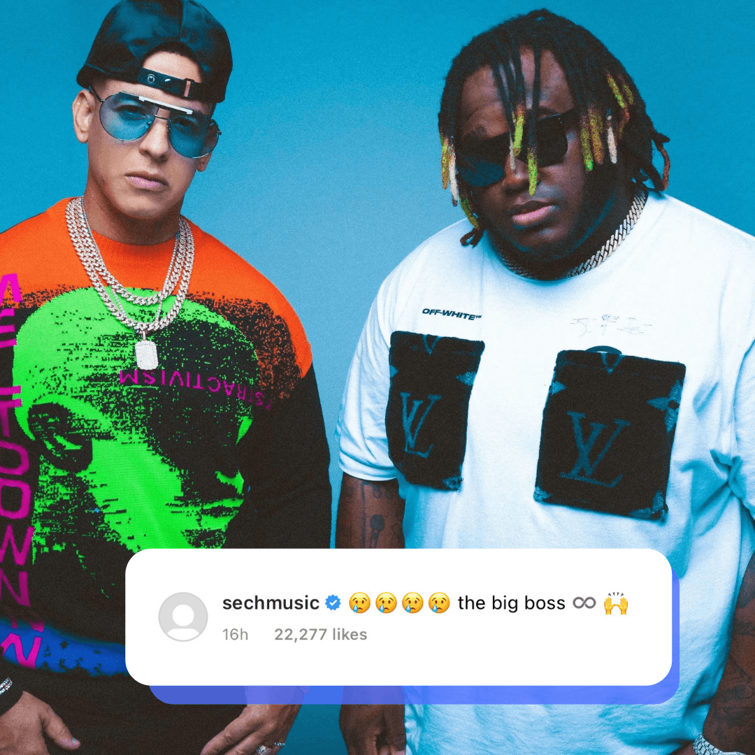 "Amigo y colega, gracias por todos los consejos siempre. Y porque siempre tienes un sí para mí", expresó el panameño Sech