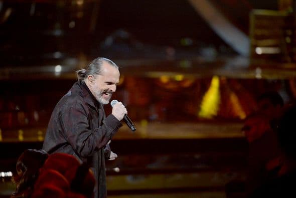 Miguel Bosé se lució como nunca.