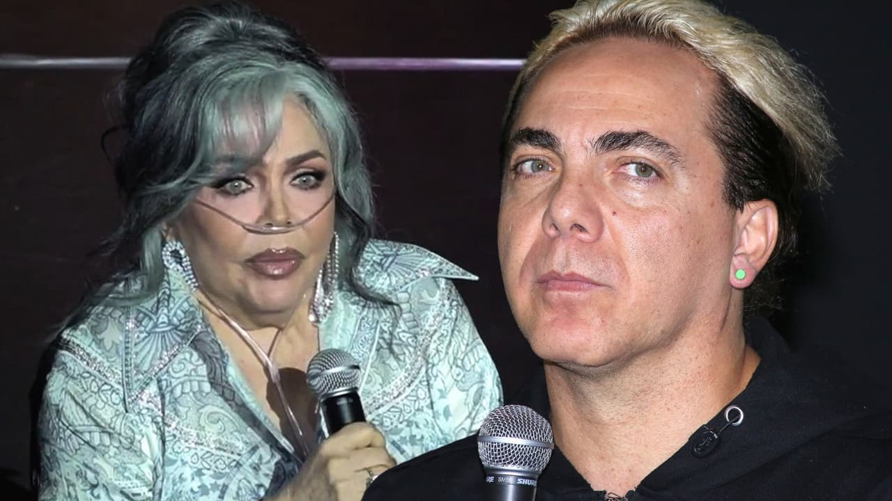 Cristian Castro reacciona a que su madre Vero Castro apareció con oxígeno en su graduación