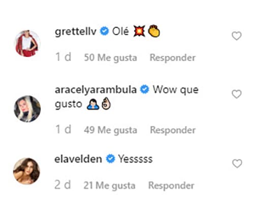 Otros famosos también lo felicitaron, como su ex Grettell Valdez, la actriz Aracely Arámbula y Ela Velden, quien es novia de Emiliano, entre otros.
<br>