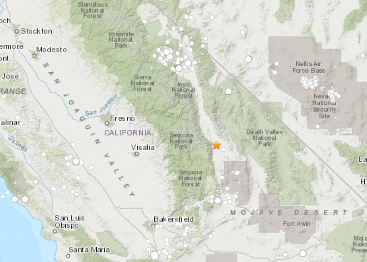 Reportan terremoto magnitud 5.8 con epicentro en el centro de California