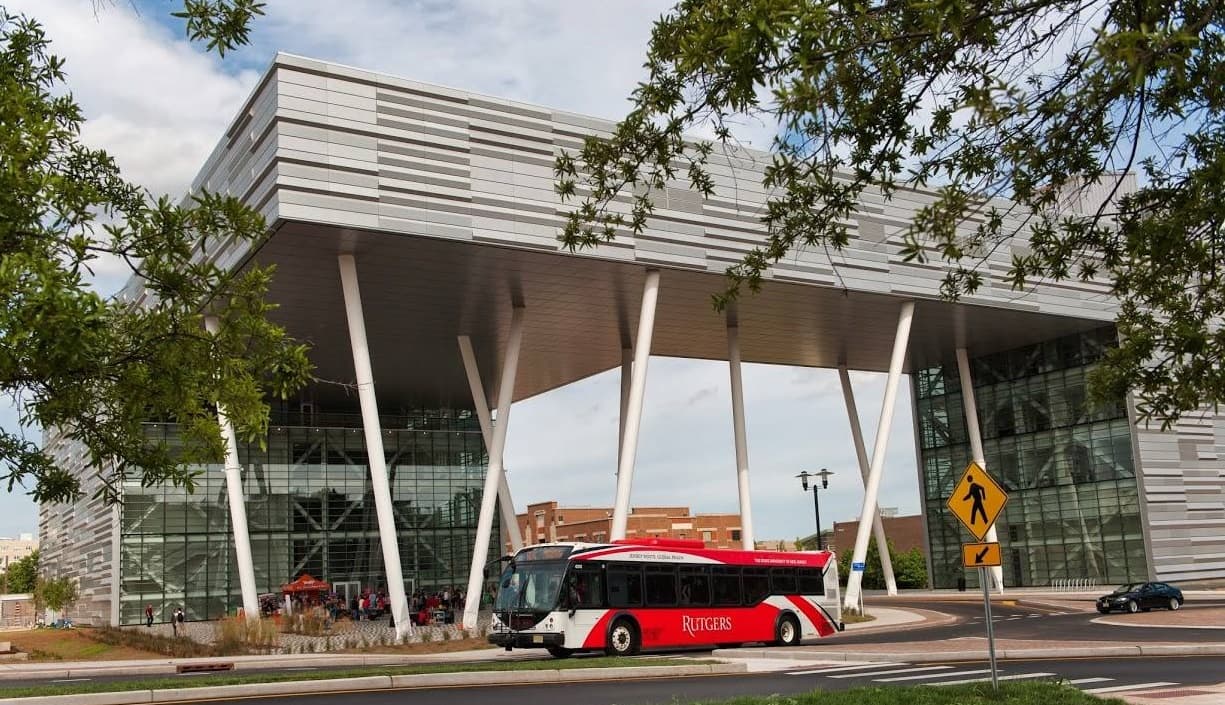 Campus de la escuela de negocios de la Universidad de Rutgers.
