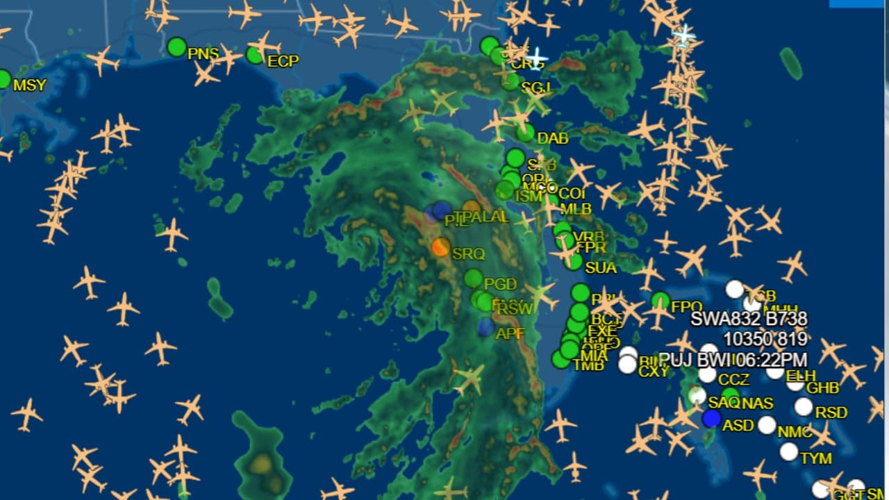 Aeropuertos de Florida se preparan para el embate de Debby: Cancelaciones y medidas de seguridad