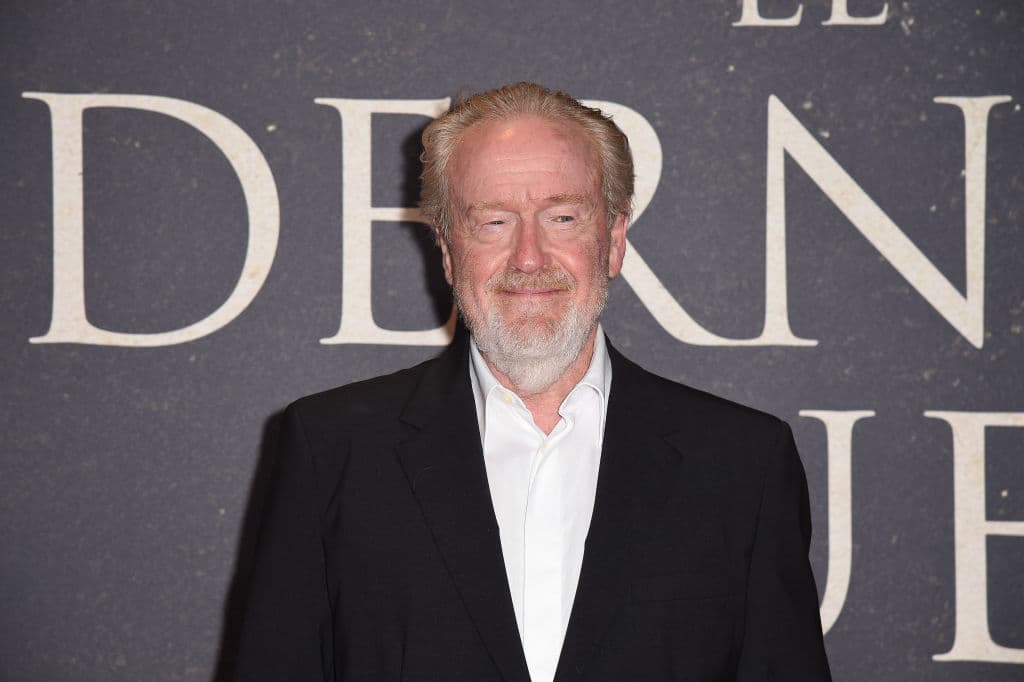 PARIS, FRANCE - SEPTEMBER 24: Ridley Scott attends the French premiere of 20th Century Studios' "The Last Duel" at cinema Gaumont Champs Elysees on September 24, 2021 in Paris, France. (Photo by Dominique Charriau/Getty Images For Disney)