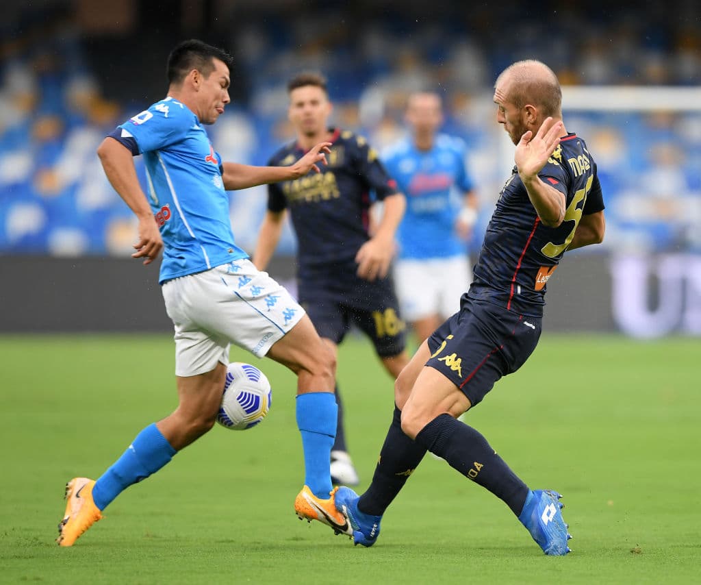 Elfij Elmas del Napoli no se queda atrás y marca el quinto gol. ¡Esto ya es una goliza!