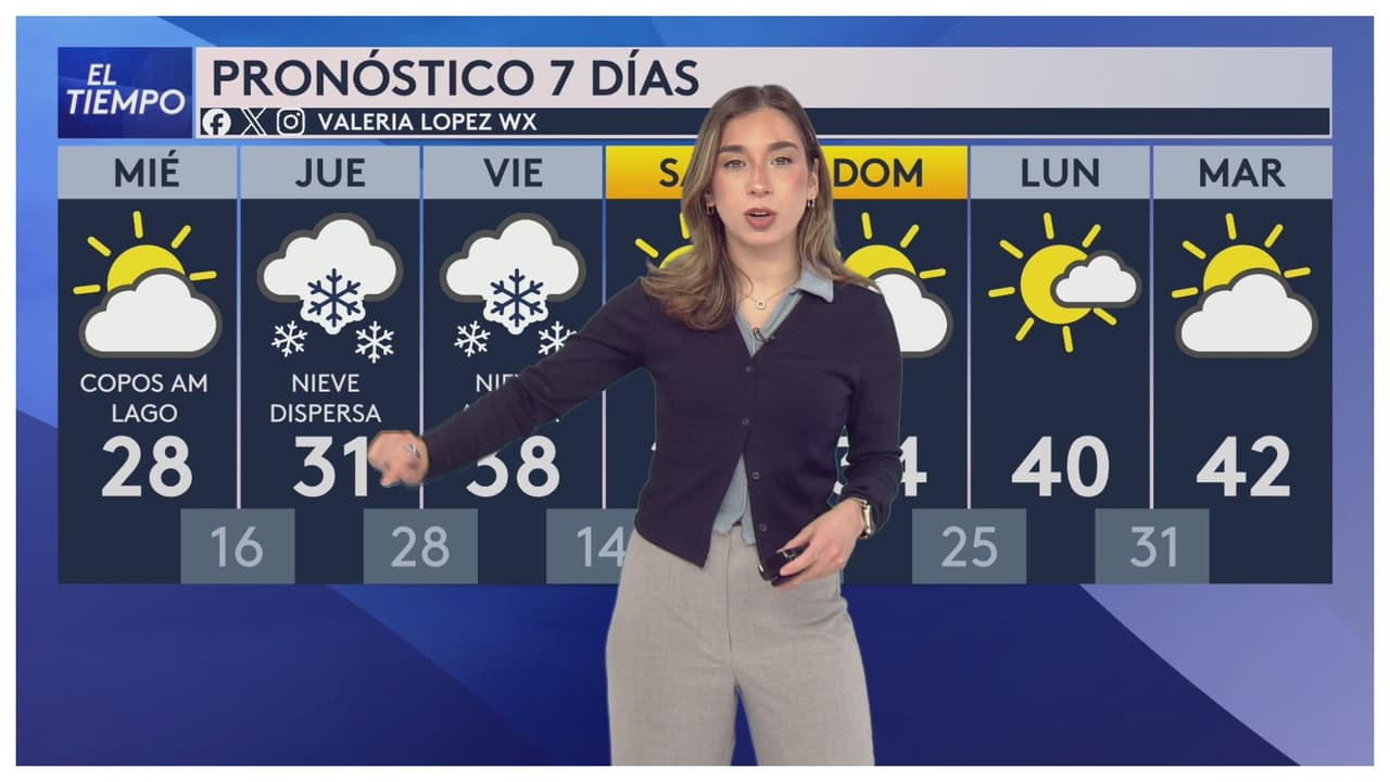 Pronóstico del tiempo hoy en Chicago: Ligeros copos de nieve y temperatura mínima de 16 °F