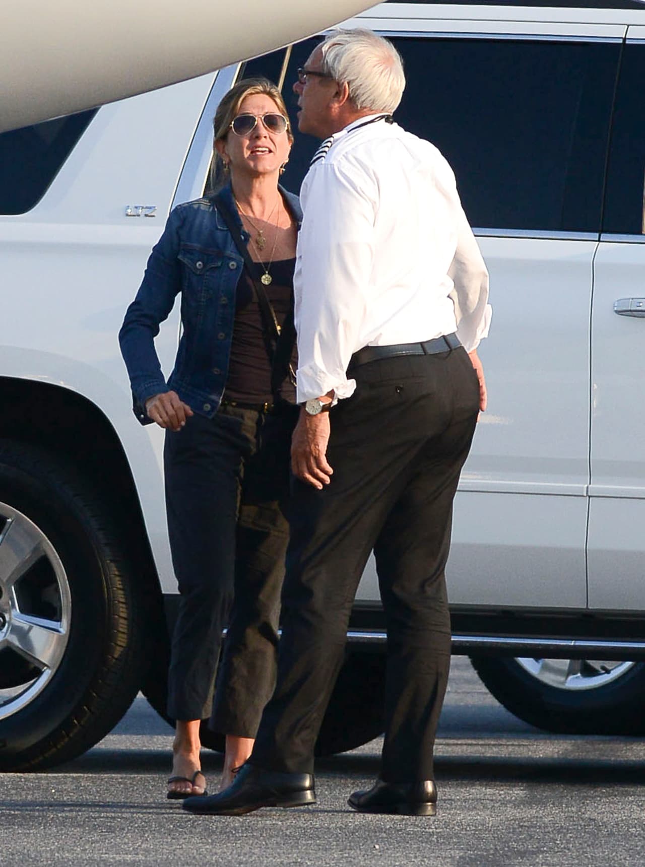 Jennifer volvió a la rutina con un nuevo accesorio.