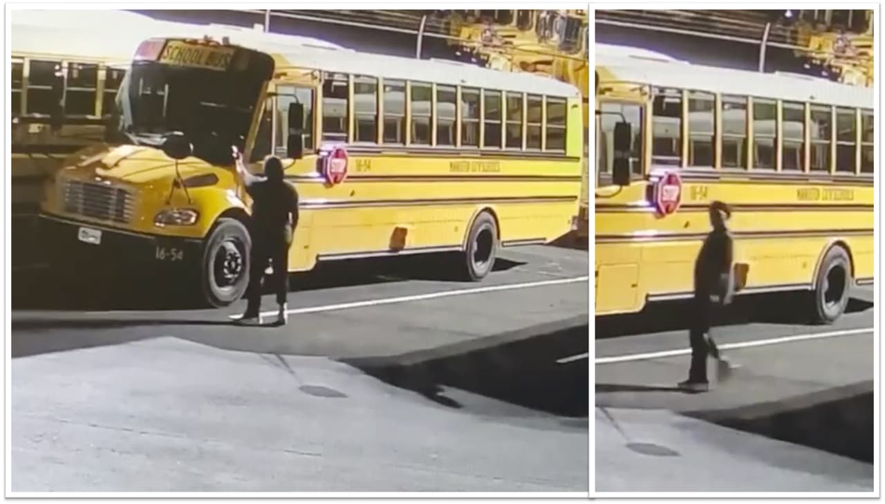 Autoridades piden ayuda para identificar a una persona que disparó contra autobuses escolares en Marietta