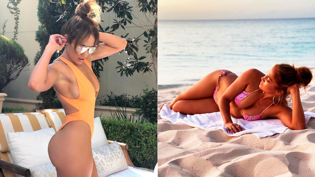 📸 El bikini rosa de JLo que causó furor y otras de sus fotos más sensuales 