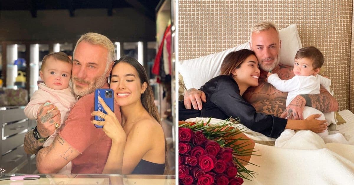 Gianluca Vacchi y Sharon Fonseca presumen su árbol de Navidad: fans dicen es el más elegante