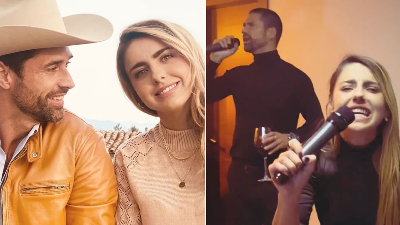 Michelle Renaud y Matías Novoa debutan como cantantes en Navidad con todo y besos