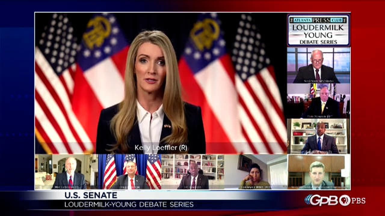 Todos contra todos: se caldean los ánimos en primer debate en Georgia entre aspirantes al senado