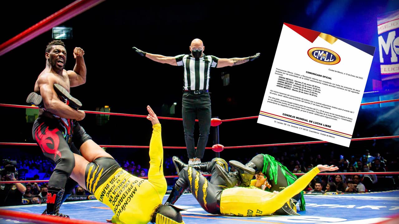 Consejo Mundial de Lucha Libre anuncia reanudación de funciones