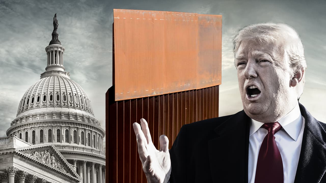 Trump esquiva el cierre del gobierno, pero con la emergencia le declara la guerra al Congreso por el muro con México