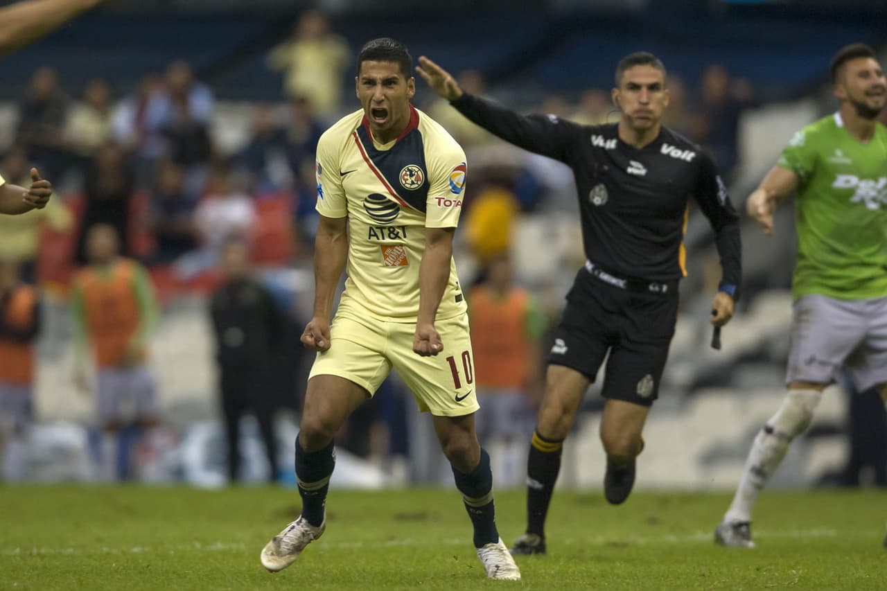 Al América le bastaron 30 segundos de la segunda mitad para empatar 1-1 el partido. Cecilio Domínguez capitalizó a la perfección una gran falla de la zaga de Juárez FC.