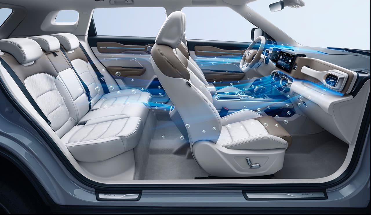 Geely, cuya empresa matriz es también propietaria de Volvo y Lotus, anunció su nuevo vehículo utilitario compacto, al que ha llamado Icon, y que llega con un sistema de filtración avanzado que es capaz de purificar el aire y retener los virus, entre ellos, el coronavirus.