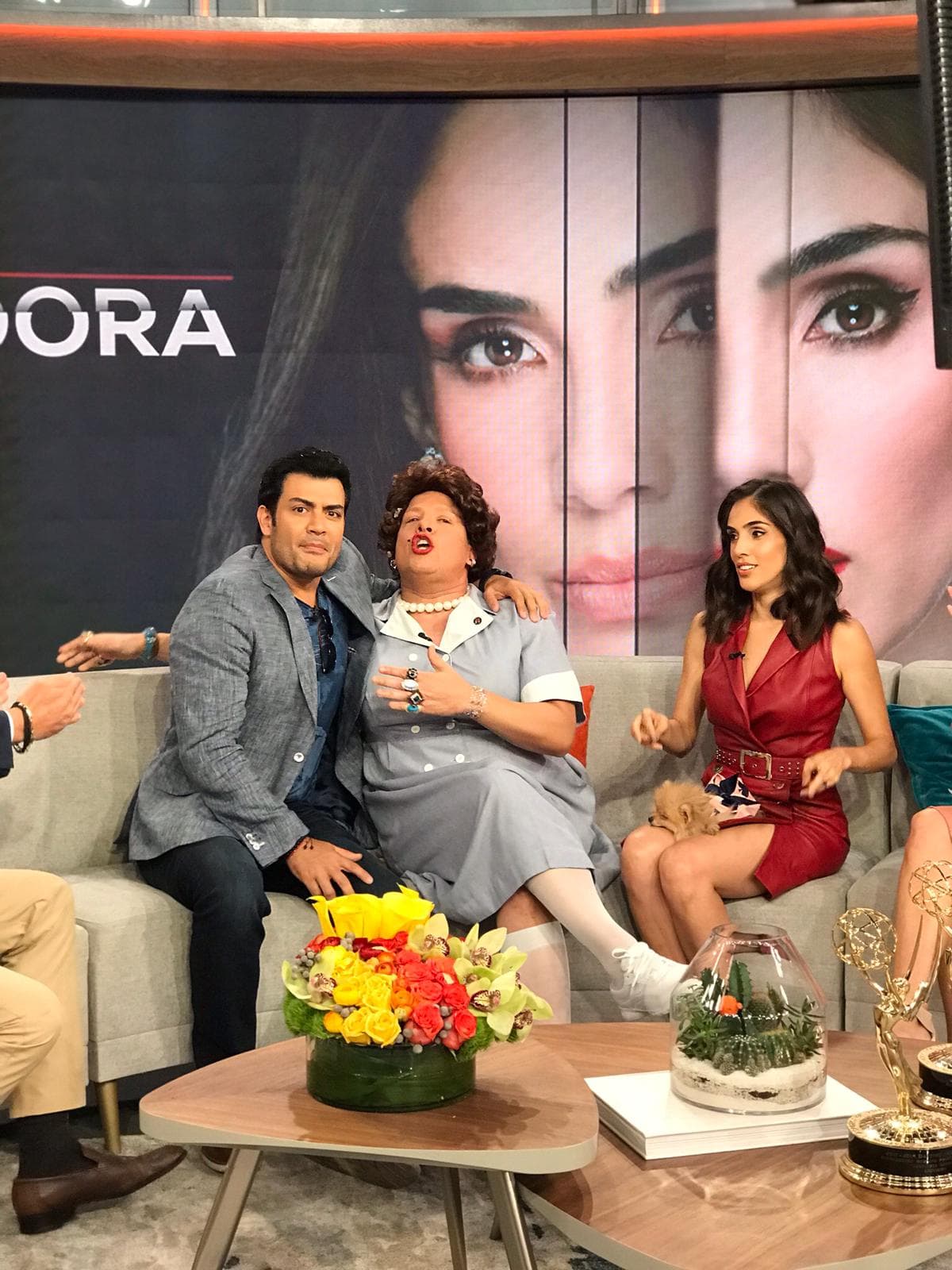 Bombom fue testigo de la insinuaciones que la mucama colombiana le hacía al galán de La Usurpadora.