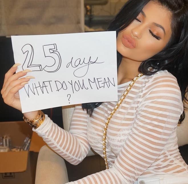 Al igual que su súper amiga Kylie Jenner.