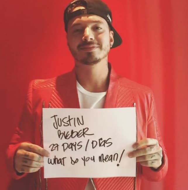 Y hasta J Balvin se sumó al conteo regresivo.
