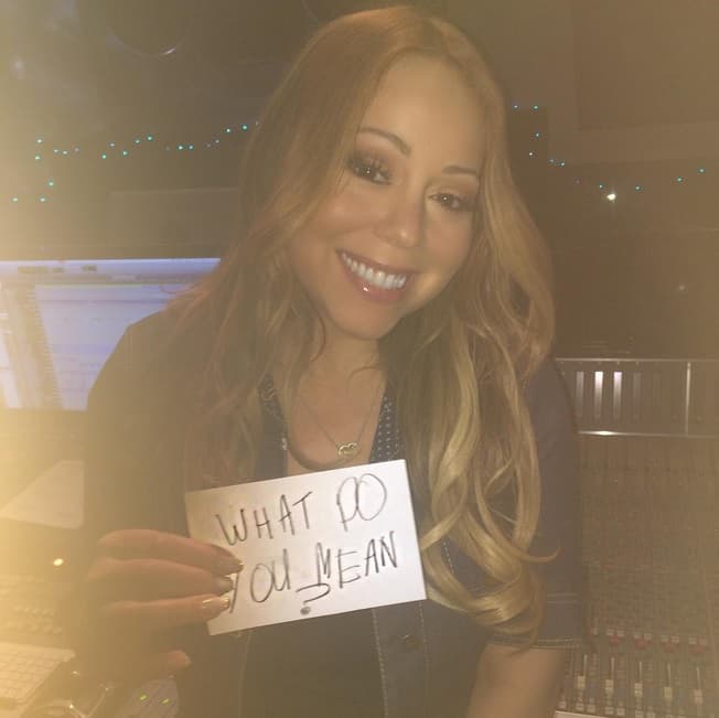 Y Mariah Carey, con quien trabajó en el estudio de grabación.