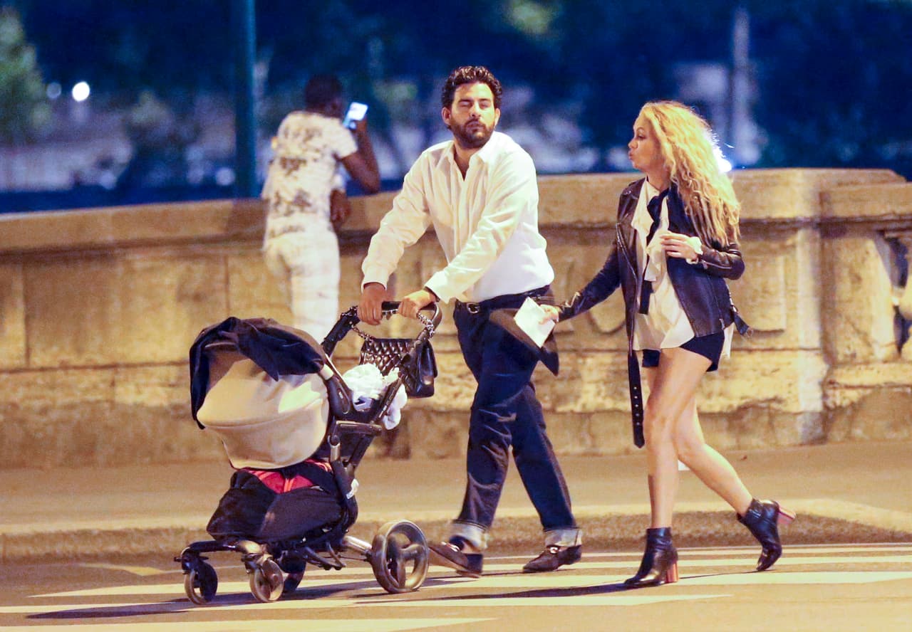 El pequeño Andrea no los acompañó.