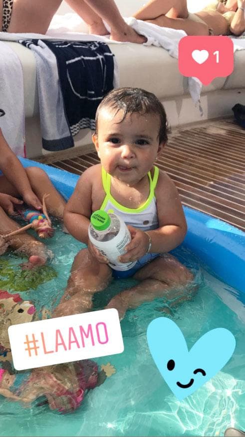 Y Renata, la más pequeña de las tres, nació el 15 de julio de 2017.