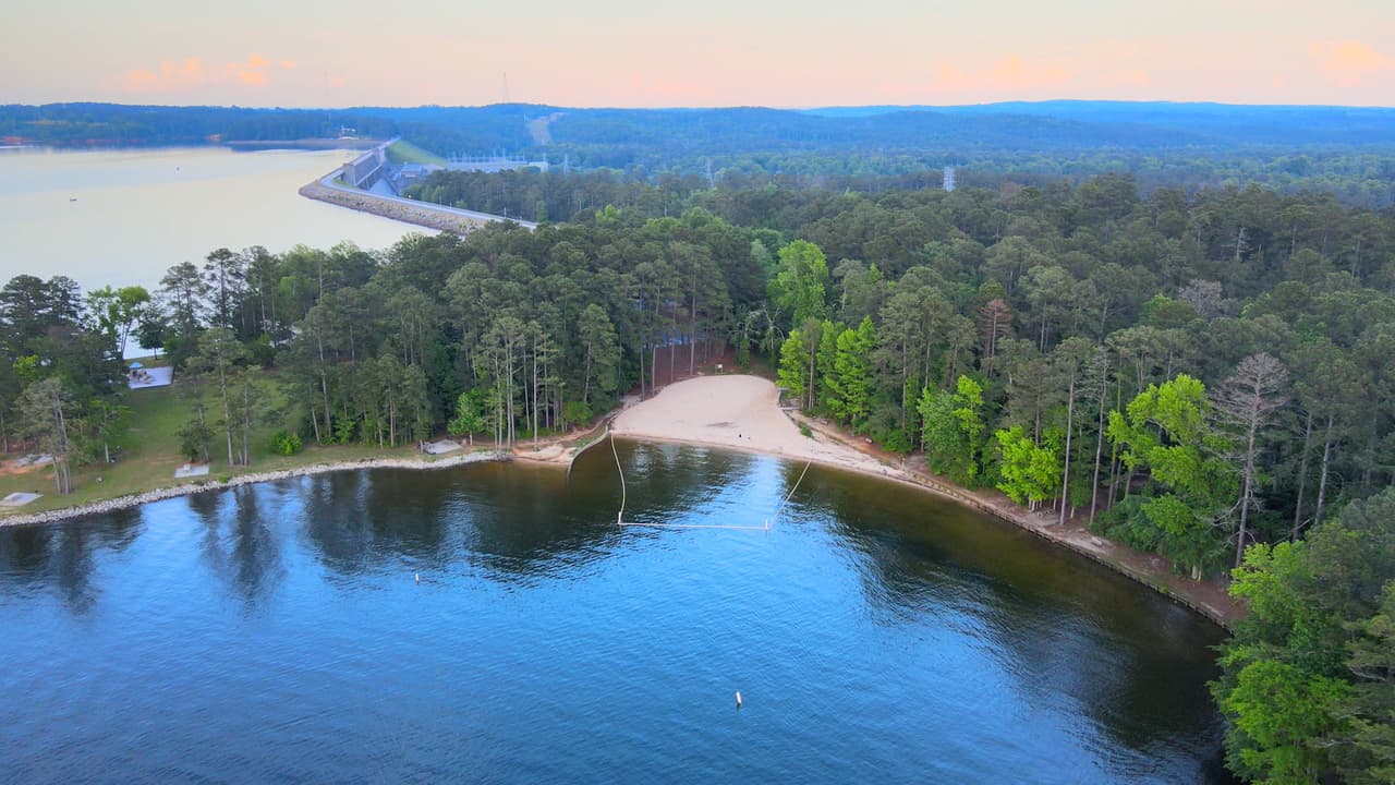 La zona recreativa es de las más visitas en esta zona de Georgia.