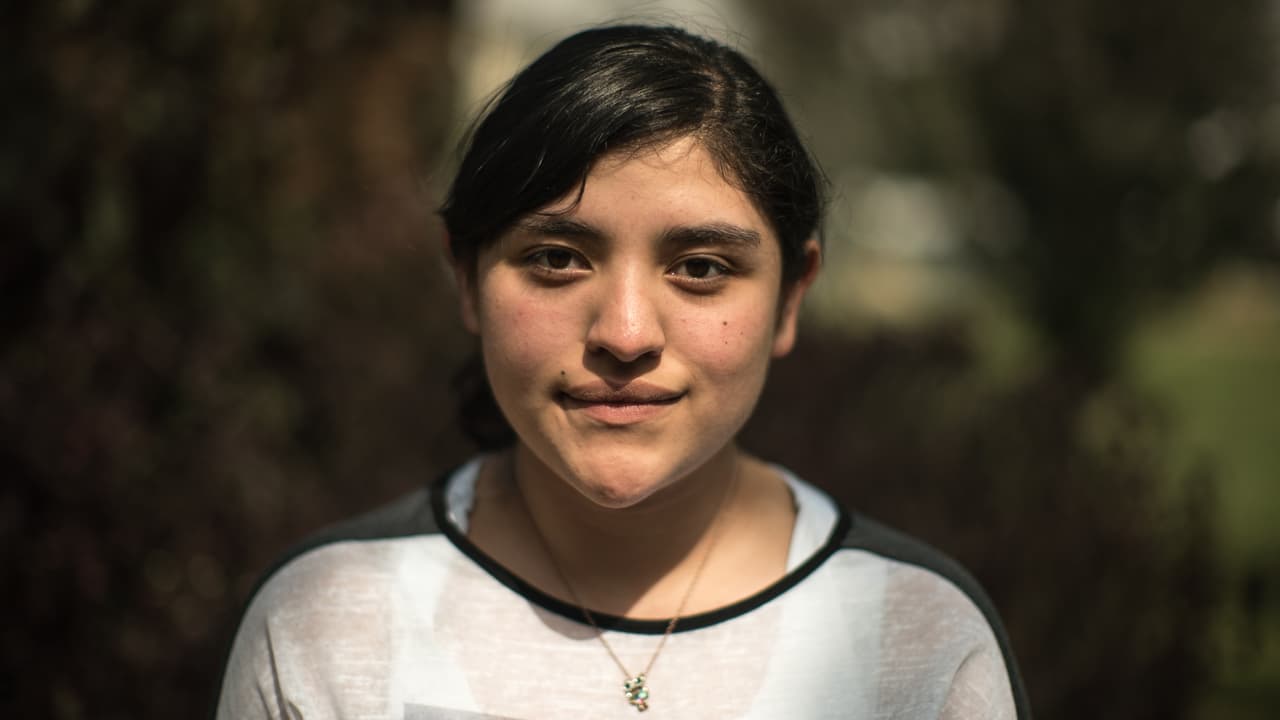 Jessica Gutiérrez tiene 16 años y es mexicana. Quiere ser ingeniería biónica y que su trabajo le llegue a la gente.