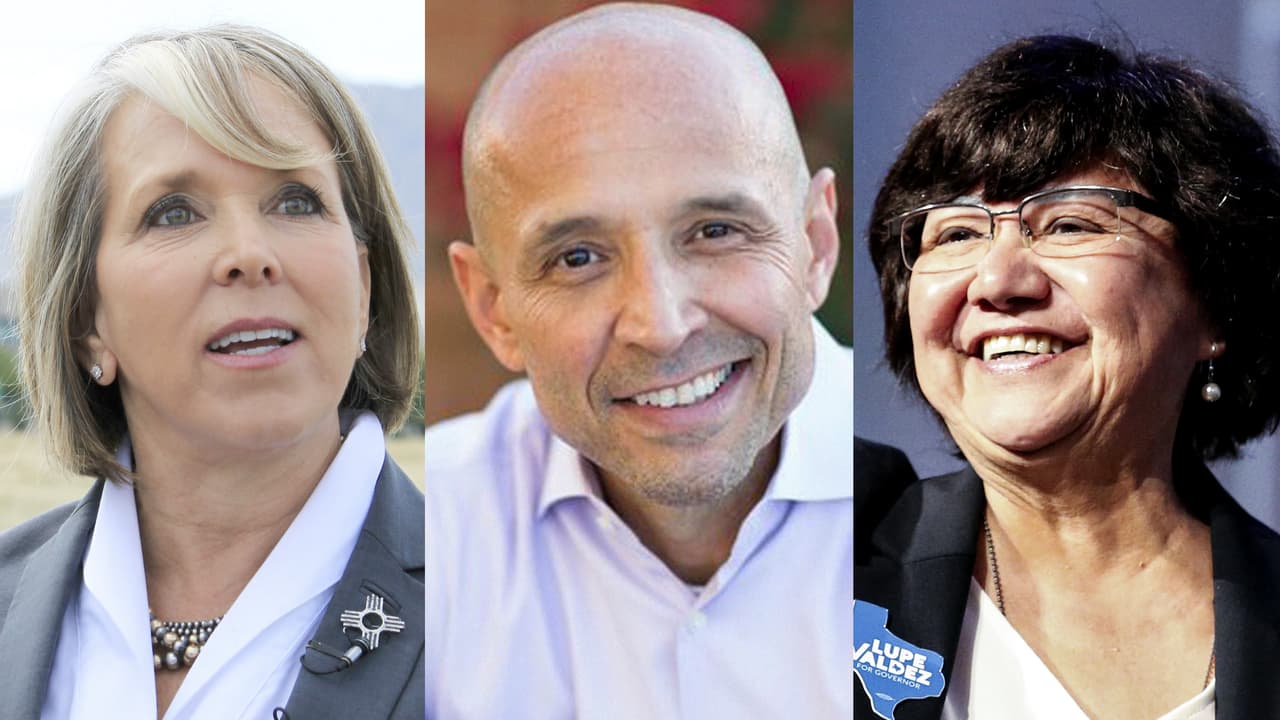 Tres candidatos latinos con opción de ser gobernadores