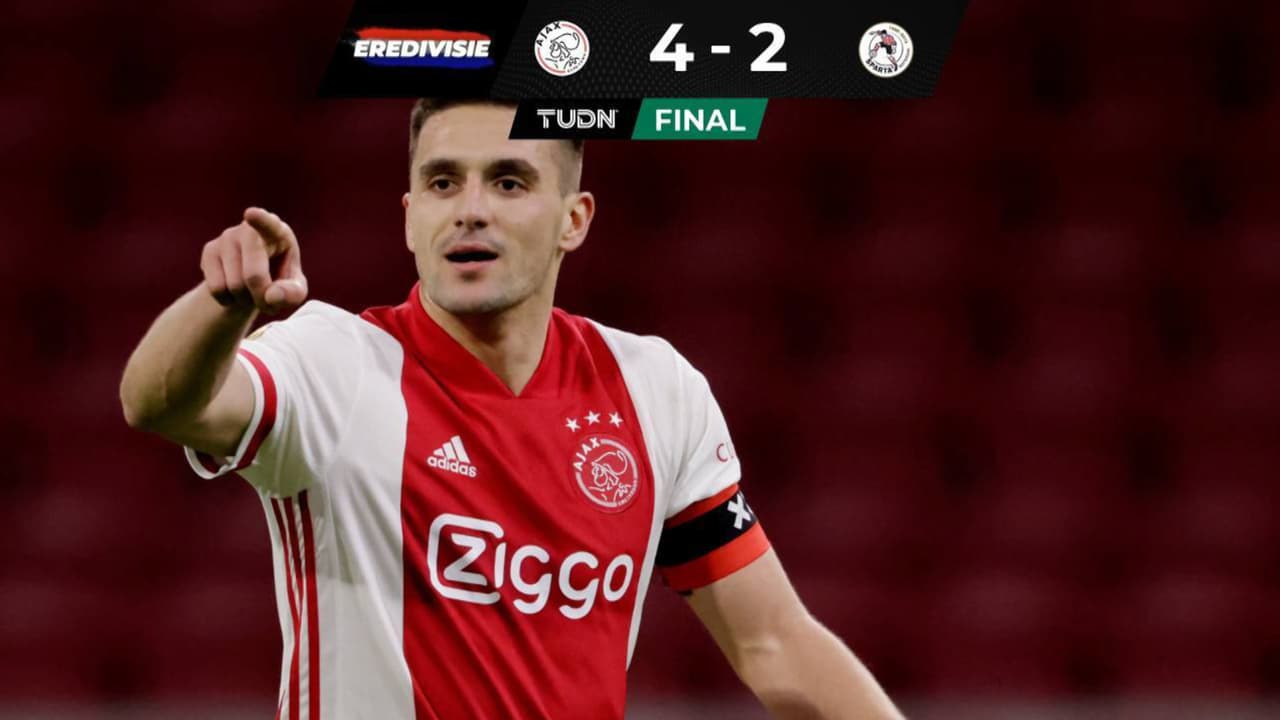 El Ajax llega a 10 victorias consecutivas; Edson dio asistencia