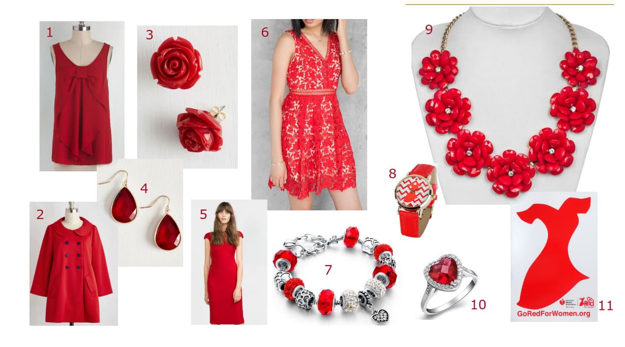 National Wear Red Day: vístete de rojo para crear conciencia sobre la salud del corazón