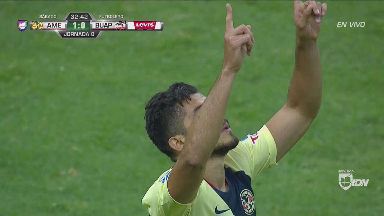 ¡Goool de América! Henry Martín hace lo que otros no pudieron y da la ventaja