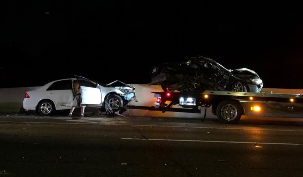 Una serie de choques sobre la autopista 80 deja un muerto y dos heridos